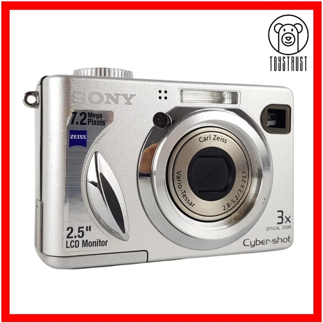 Sony Cyber-shot DSC-W7 LCD Digital Camera  Silver SPARES REPAIRS PARTS ONLY