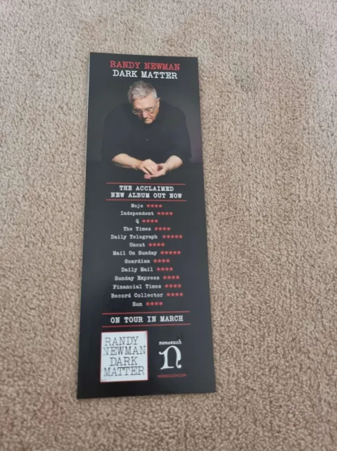 Tnewl48 Advert 11X4 Randy Newman : 'Dark Matter' Album
