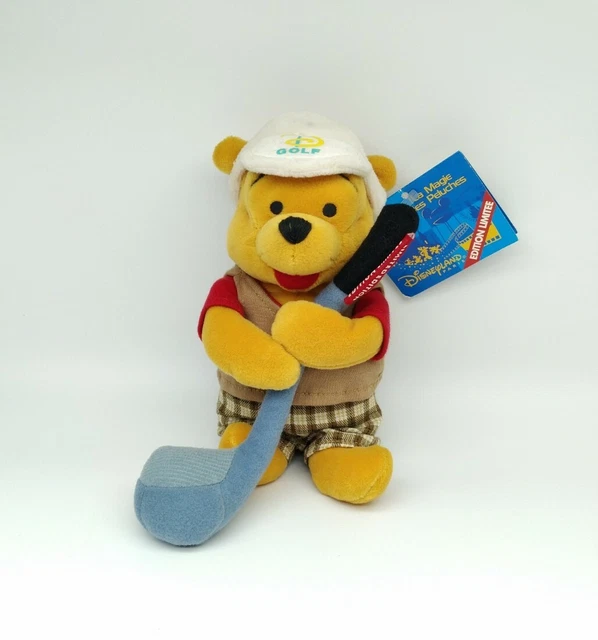 DISNEYLAND PARIS WINNIE The Pooh Golf Plush Toy Limited Edition £24.00