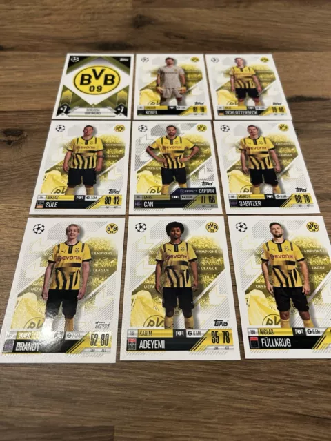 TOPPS MATCH ATTAX 2024/2025 24/25 Borussia Dortmund Full Team Base