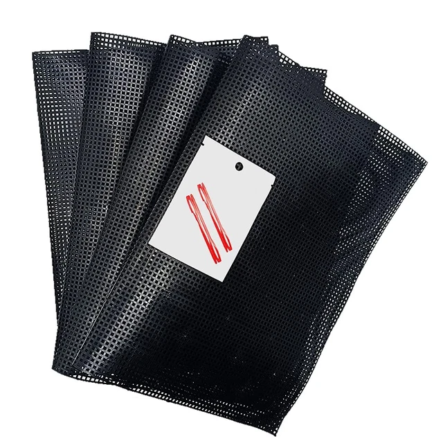 Rete Per Borse All'Uncinetto - Set 7 Pezzi Di Tela A Maglia Plastica Per Ricamo E Artigianato - Foto 5