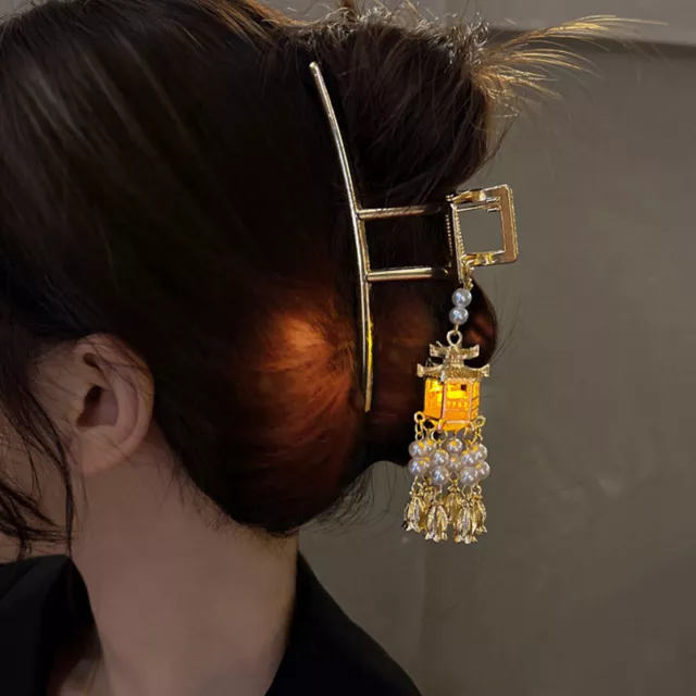 Hairpin - Lumin - Palace Lamp Lantern Shape Cutting House Hair Hair