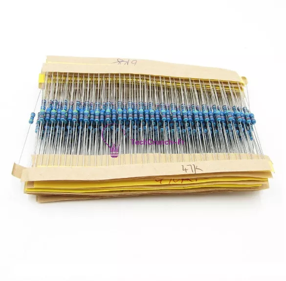 1/4w Resistance 1% Metal Film Resistor Bag 20 kinds Each 20 Total 400pcs