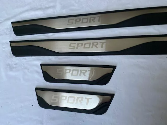 Door Sill Scuff Protector Plates For Range Rover Sport (2005-2013) Silver Spt001