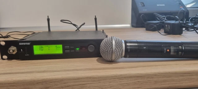 Shure SLX4 Funkstrecke mit Beta 58 Mikrofon Set1