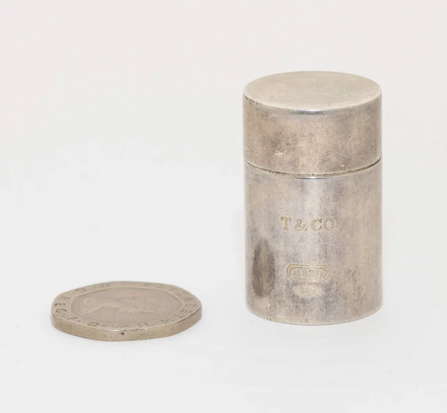 Tiffany&Co Pill Box Sterling - Antique