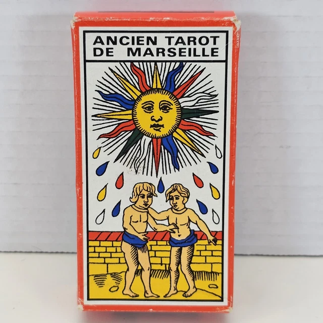 VINTAGE TAROT OF Marseilles Cartes Ancien Tarot De Marseille Made