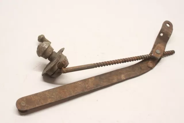Vintage 1920's Car Truck Interior Handle Crank Regulator Assembly Unique Part