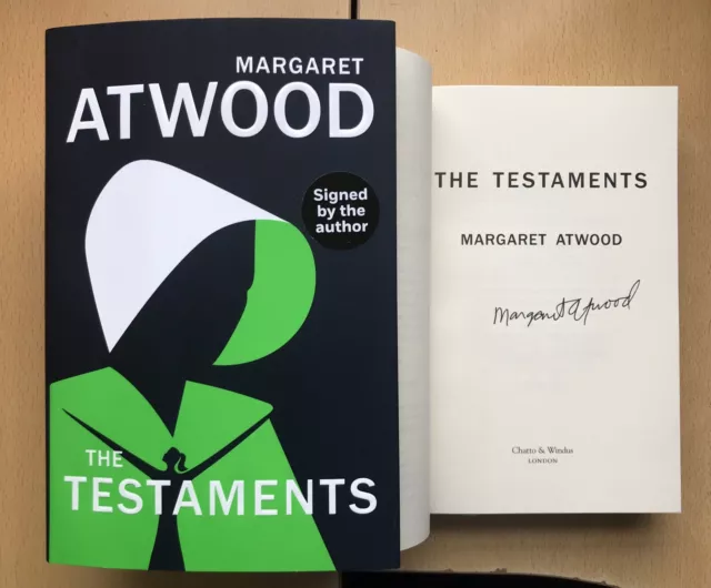 Margaret Atwood The Testaments WINNER BOOKER PRICE 2019 HB 1st/1st SIGNED NEW