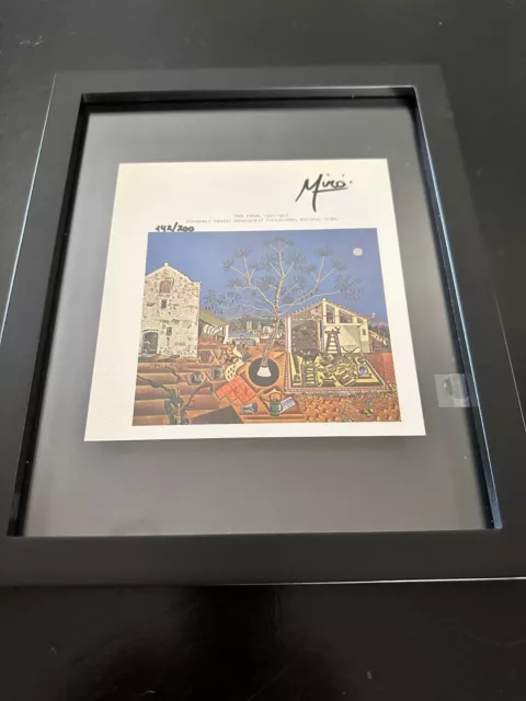 Joan Miro Hand Signed Hemingway The Farm with COA Joan Miro Hand Signed Hemingway The Farm with COA