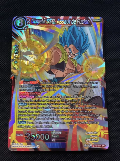 DRAGON BALL SUPER CARD GAME FR - Gogeta SSB Assaut de Fusion BT6