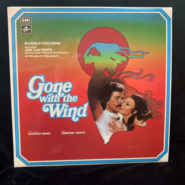 GONE WITH THE WIND - Musical by Harold Rome - EMI SCXA-9252 - UK ST LP 1972