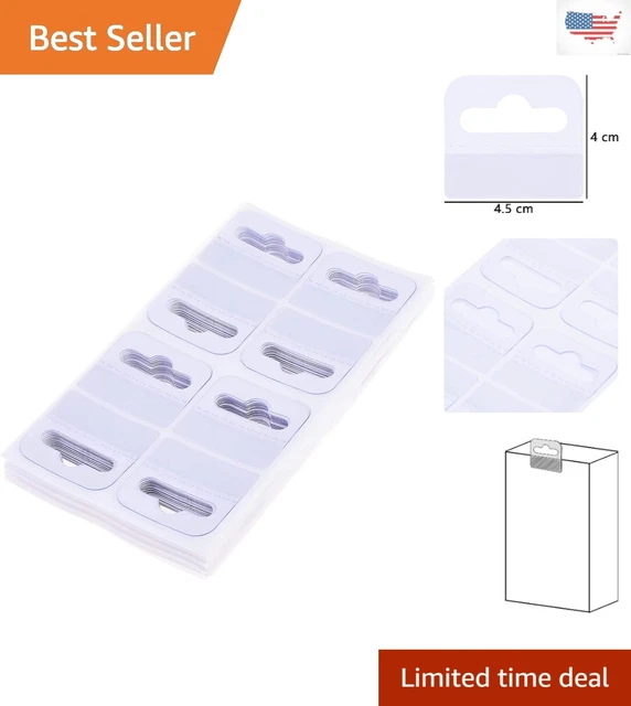 Versatile Multi-Purpose Hang Tabs - Effortless Display Organization - 200 Pieces
