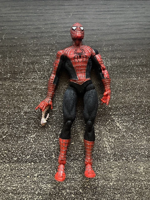 Figurine Spider-Man ToyBiz 2003, Sam Raimi, Super-poseable 6", Rare Authentique