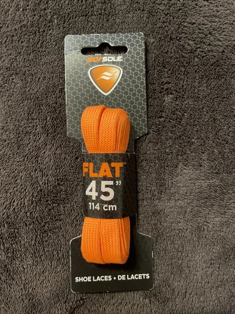 Sofsol Flat Laces 45” Bright Orange