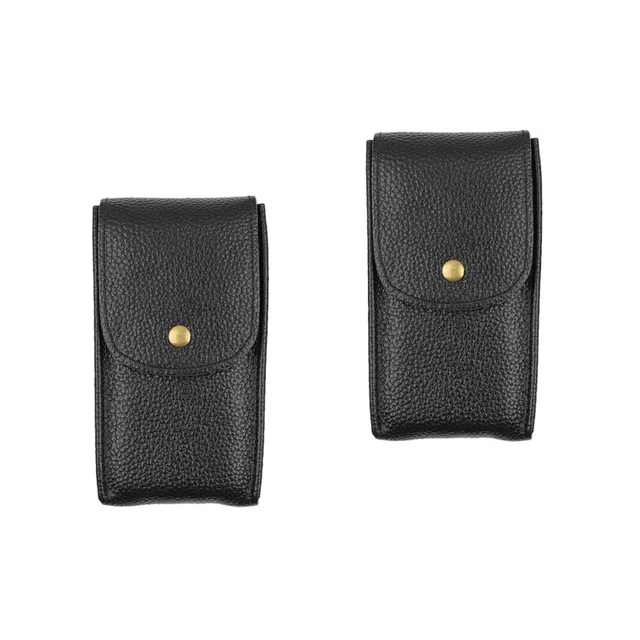2 Count Pochette Pour Montre Sac De En Cuir Bracelets Intelligents Cadran