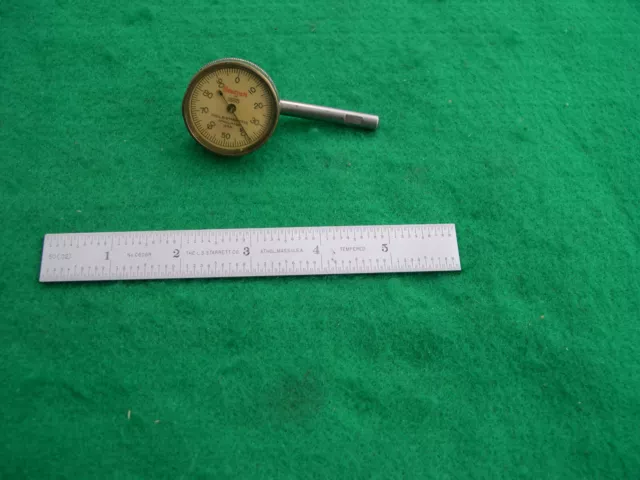Starrett #C606R 6" Rule + Starrett Indicator