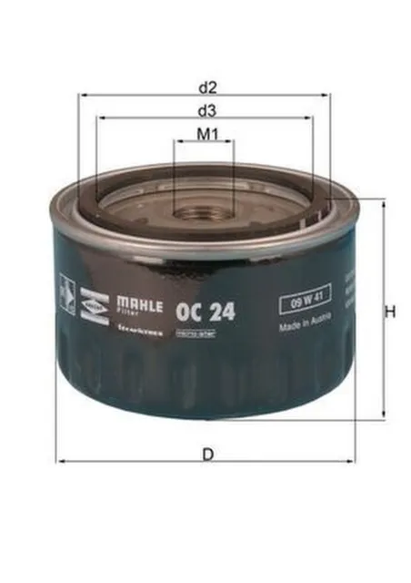 Ölfilter Anschraubfilter 86,5mm KNECHT für RENAULT 5 (122_)