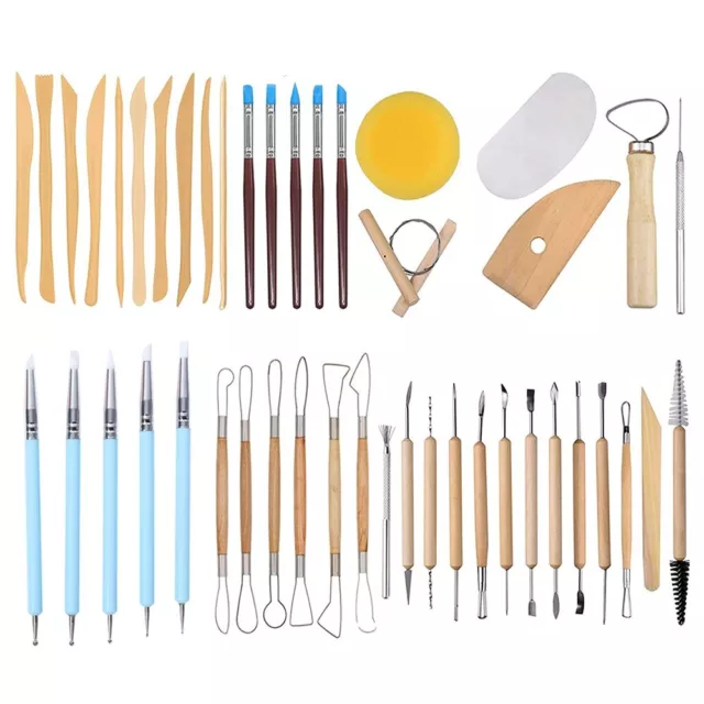 Pottery Sculpting Tools Set Ceramic Detail Texture Shaping Blade Clay Modeling