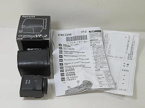 RICOH LCD Viewfinder VF-2 170420 w/original box,manual FromJapan Fedex Near Mint
