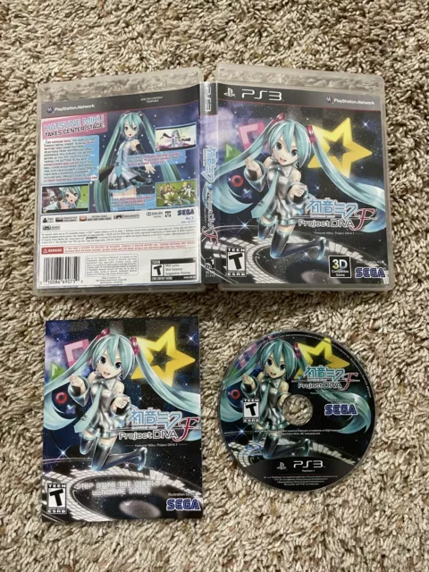 Hatsune Miku: Project DIVA F - Ps3, Playstation 3, Complete USA Version, Rare