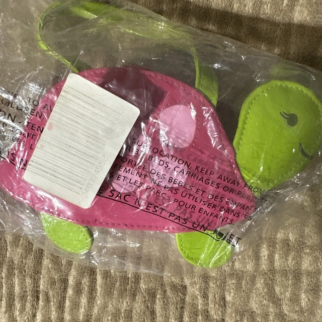 Gymboree NWT Tennis Match Pink Green Turtle Purse