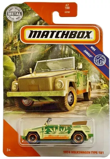 MATCHBOX VW VOLKSWAGEN Type 181 182 Jungle Thing Trekker noir