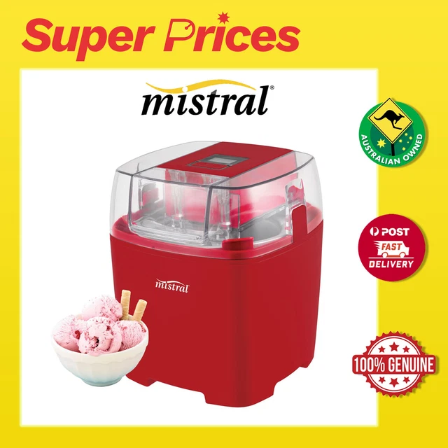 MISTRAL ICE CREAM MAKER Digital 1.5L Frozen Yoghurt Sorbet Gelato LCD Display Oz 99.00 PicClick AU