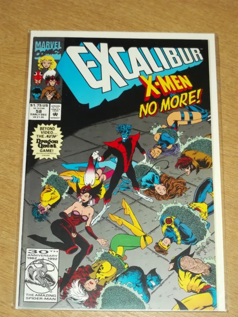 Excalibur #58 Vol 1 Marvel Captain Britain Alan Davis Art X-Men December 1992