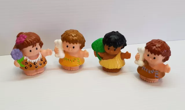 Fisher Price Mattel Little People Caveman Cavewoman for Dinosaur Playset 2005