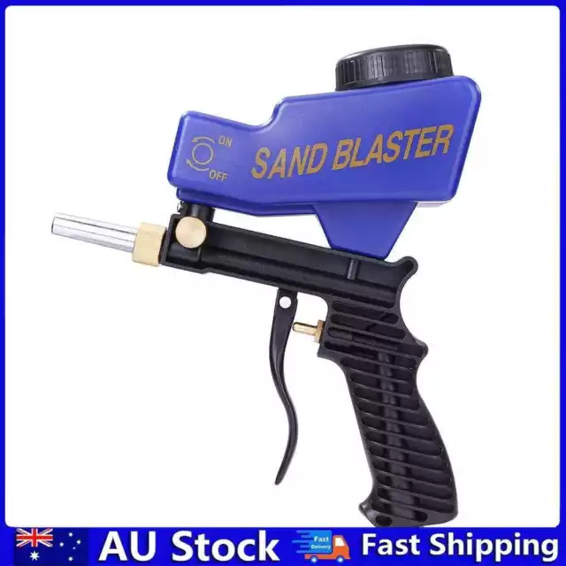 Mini Handheld Portable Sandblasting Spray Gun Gravity Pneumatic Sandblaster Gun