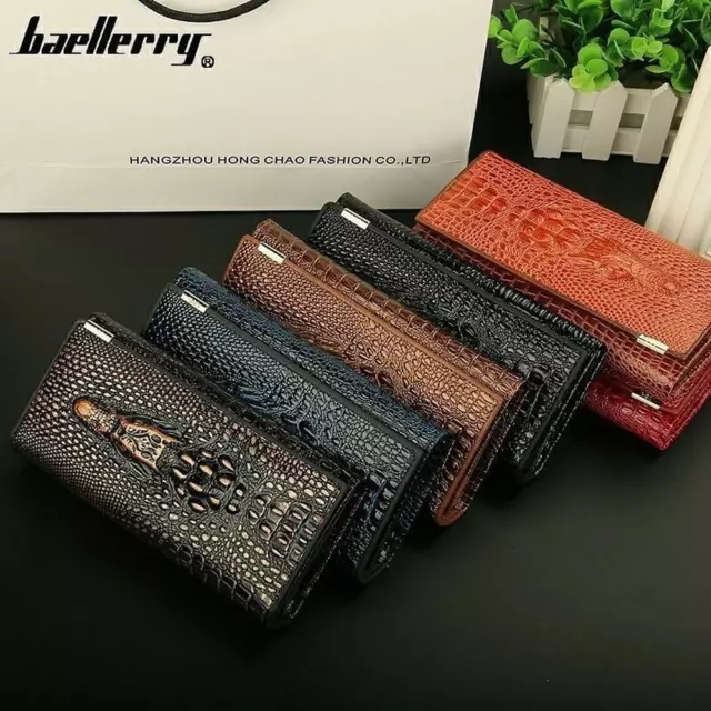 Womens Leather Wallet Clutch Lady Long Card Holder Purse Party Handbag US STOCK