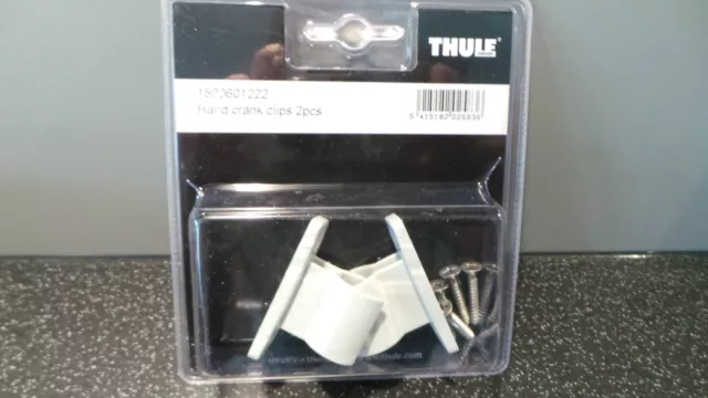 Genuine Omnistor/Thule Awning Crank Handle Storage Clips X2 Part No 1500601222