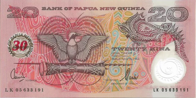 PAPUA NEW GUINEA 2003 Commemorative Issue 20 KINA P27 UNC