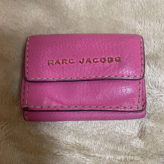 Mini Wallet Trifold Marc Jacobs Pink Purse Color Pink
