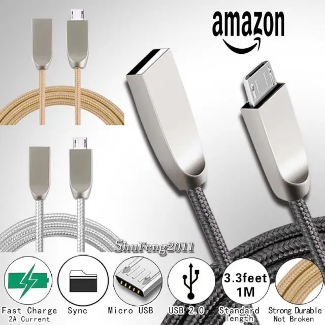 Micro USB Data Sync Charger Cable For Amazon Kindle Fire HD 7 (4th Gen 2014)