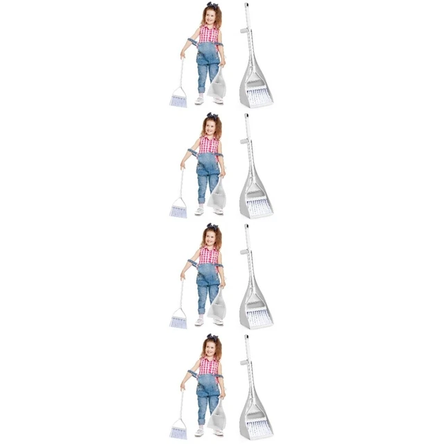 Wanmu Mini Besen & Kehrschaufel Set - Süßes Putzset Für Tisch, Schreibtisch & Tierkäfige