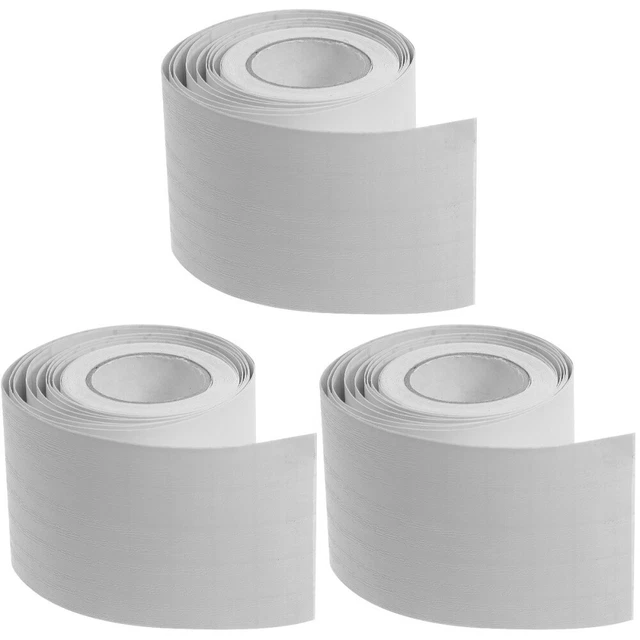 3 pezzi piastra di base autoadesiva PVC battiscopa adesivo da parete