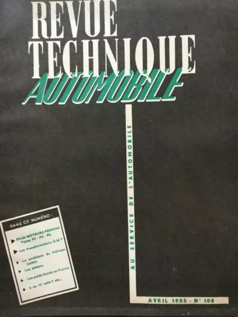 Revue technique automobile  RTA moteurs PERKINS P3 P4 P5