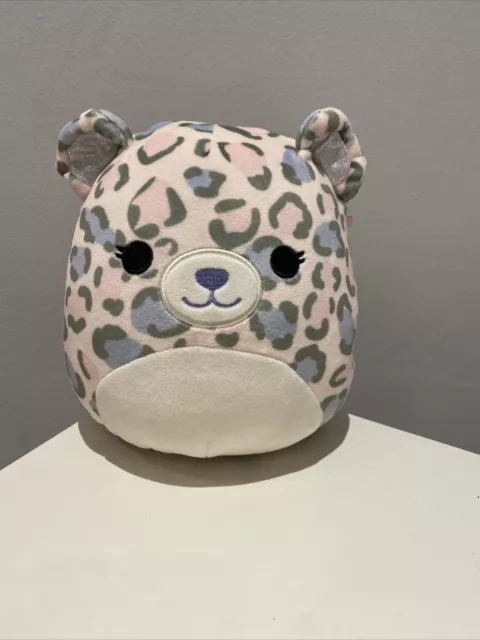 Squishmallow a Dallas il gatto leopardo ghepardo peluche giocattolo morbido 7,5" orecchie glitter