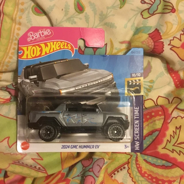 HOT WHEELS BARBIE 2024 GMC Hummer EV 2023 M Case Short Card 164