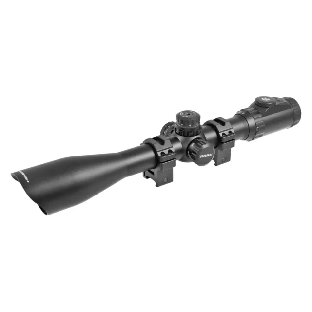 UTG Accushot 4-16x44 Precision AO Zielfernrohr beleuchtet - 36 Farben - mit Drah