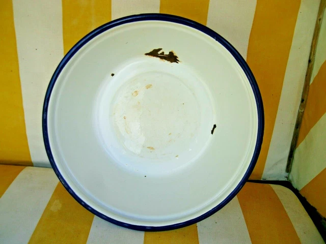 Emailschüssel Schüssel Pflanztopf Deco Shabby XL