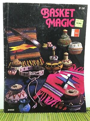 Basket Magic H. Trester de colección libro de instrucciones patrón de cesta 1977
