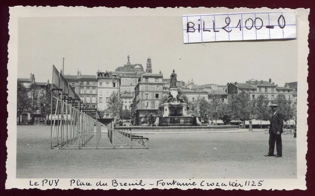 Le Puy (Haute-Loire) Place Du Breuil. old photo. June 1939