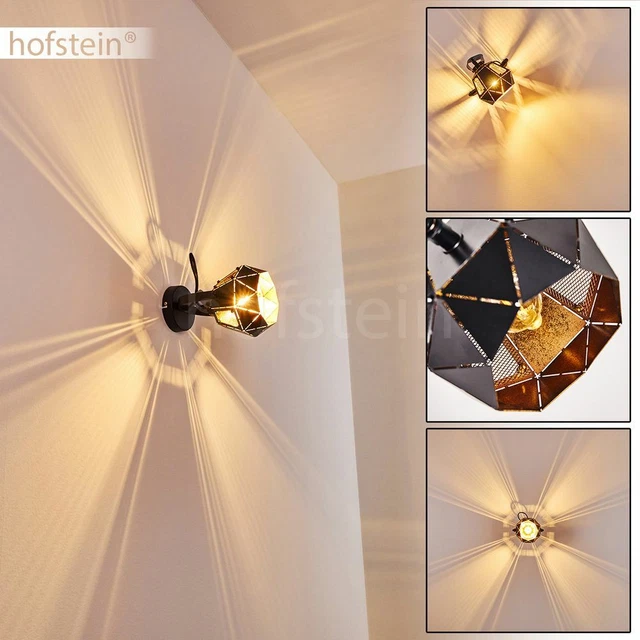 Applique Design Lampe murale Éclairage de salon Lampe de corridor Spot en métal