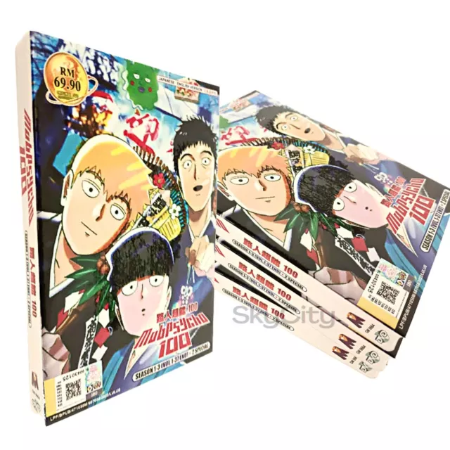 Mob Psycho 100 モブサイコ100 Season 1-3 Vol.1-37 END DVD Anime Eng Dub