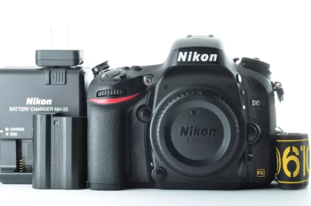 [Near Mint] Nikon D610 24.3MP CMOS FX-Format Digital SLR Camera (Body Only)