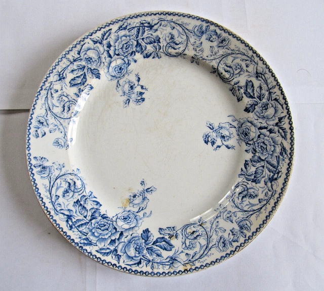 ASSIETTE À DESSERT en Faïence de Gien - Modèle Althéa Yves Rocher vintage EUR 15,00 - FR