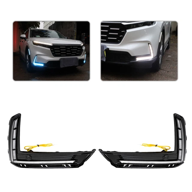 FOR HONDA CRV CRV 2023 2025 LED DRL Daytime Running Light Fog Lamp